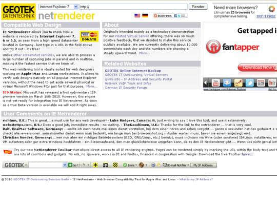 IE netrenderer